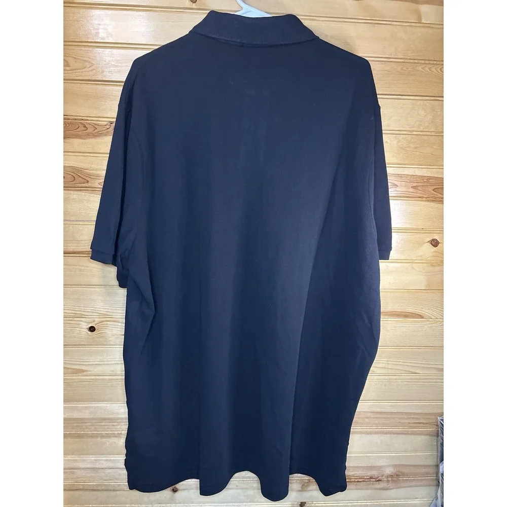 Polo Ralph Lauren Men's 2XL Short Sleeve Polo Shirt Black Dog Logo NWT $125 RARE